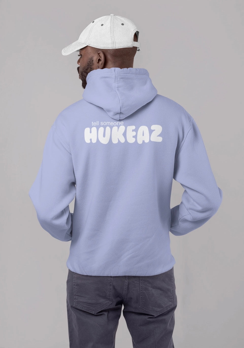 Tell Someone HUKEAZ - Mens - Sky Blue/White