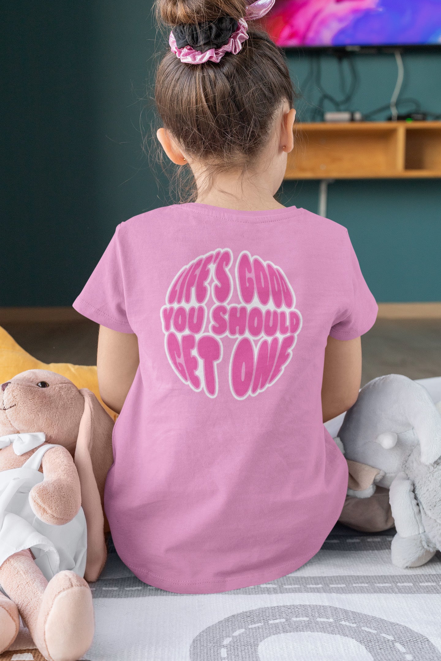 Life’s Good You Should Get One Tee - Pink