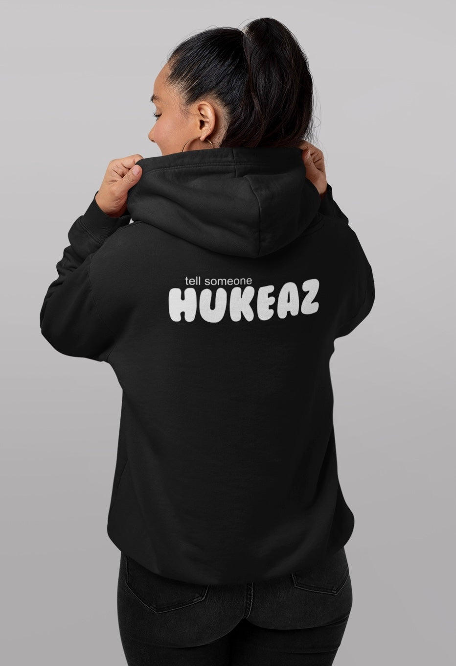 Tell Someone HUKEAZ - Womens - Black/White