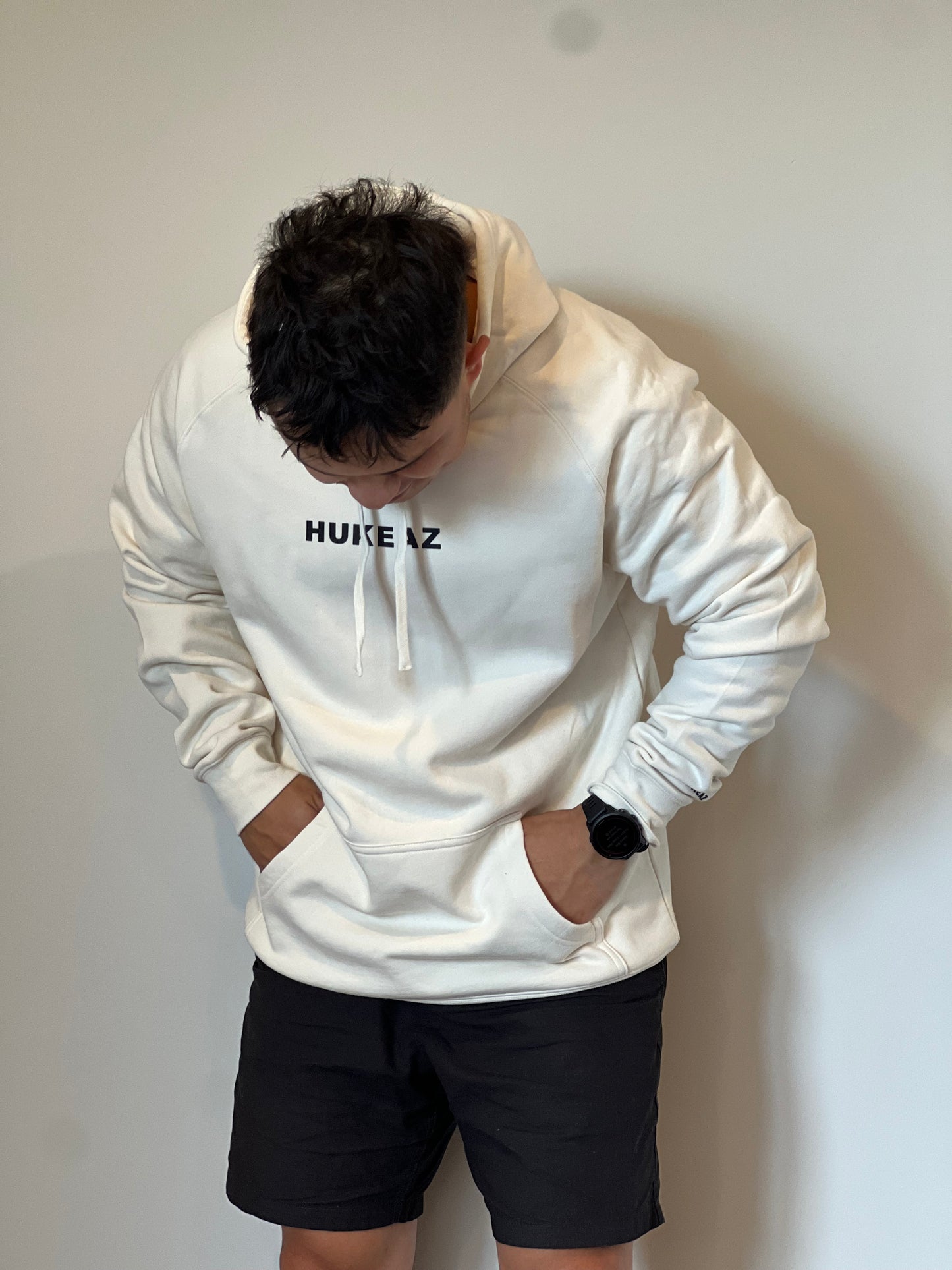 Mens ECRU Limited Stencil Hoodie