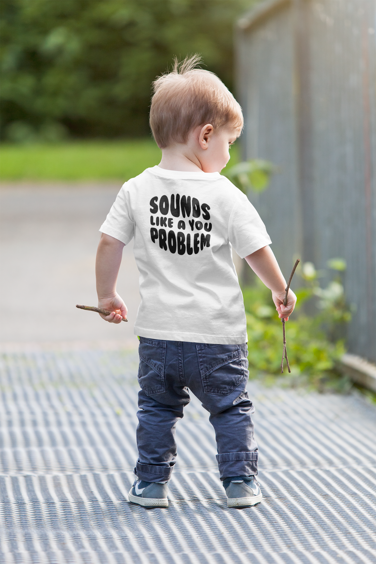 Sounds Like a You Problem Tee - White - Kids