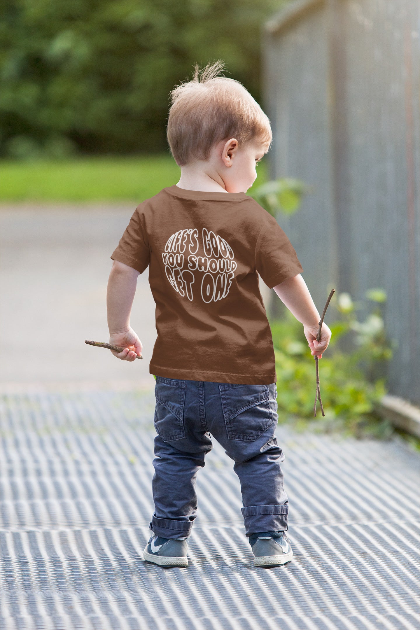 Life’s Good You Should Get One Tee - Brown