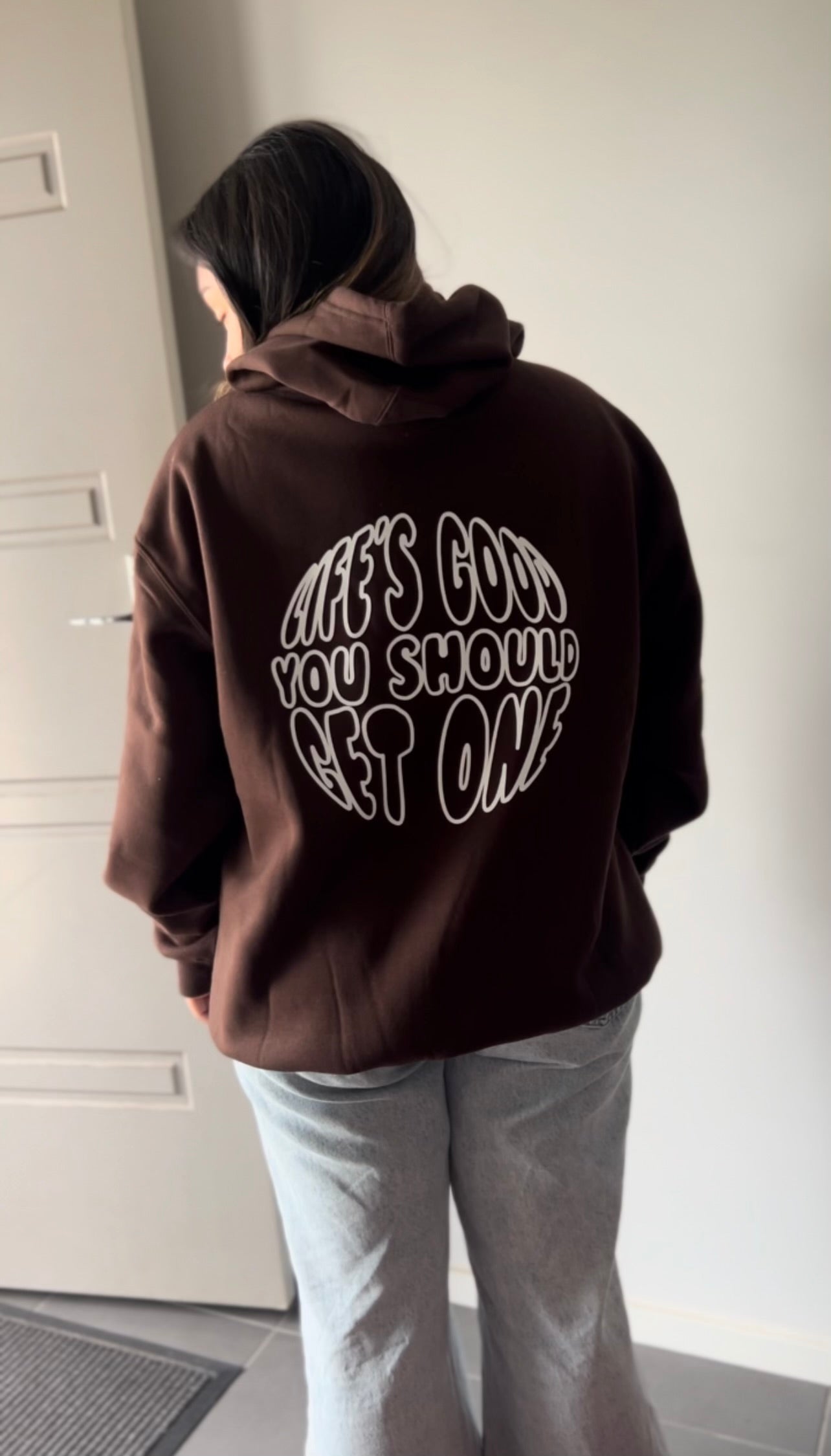 Life’s Good You Should Get One Hoodie - Brown
