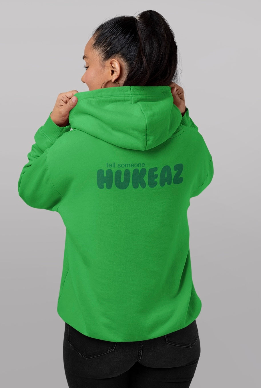 Tell Someone HUKEAZ - Womens - Green/Green