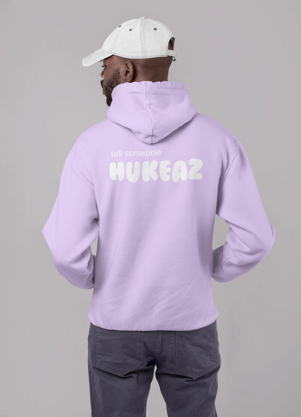 Tell Someone HUKEAZ - Mens - Lavender/White