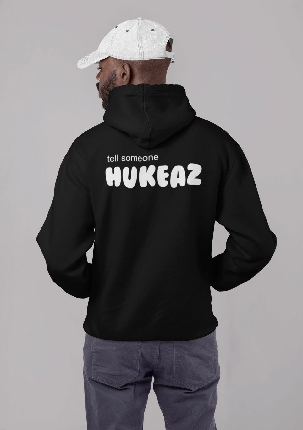 Tell Someone HUKEAZ - Mens - Black/White