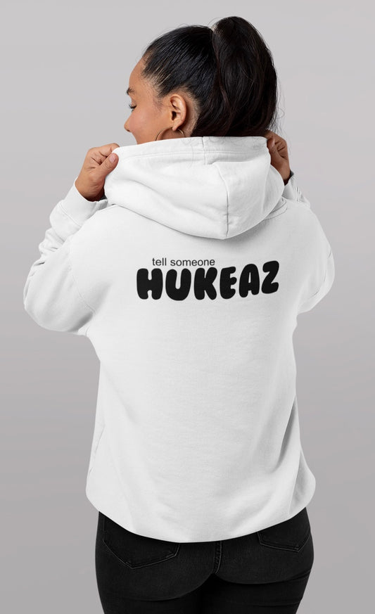 Tell Someone HUKEAZ - Womens - White/Black