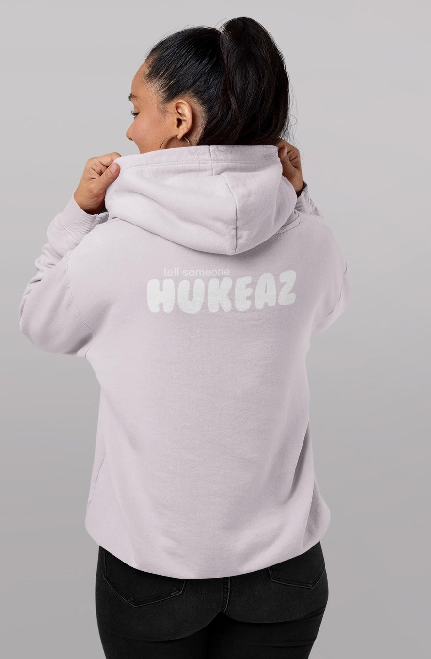 Tell Someone HUKEAZ - Womens - Snow Marl/White