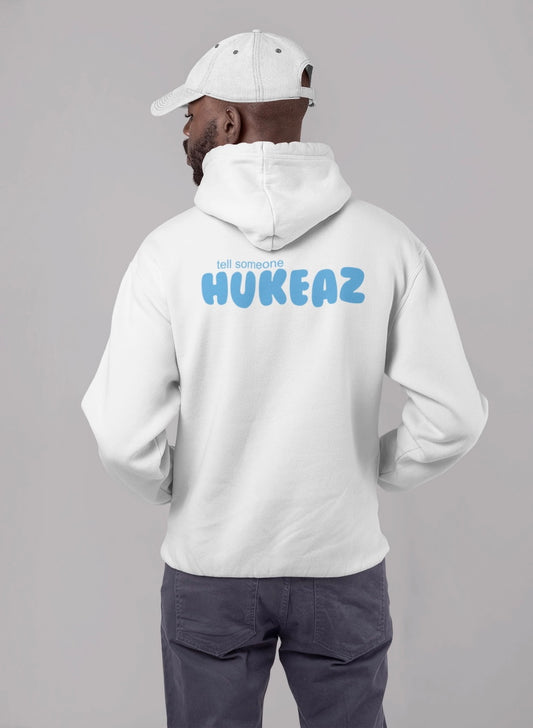 Tell Someone HUKEAZ - Mens - White/Sky Blue