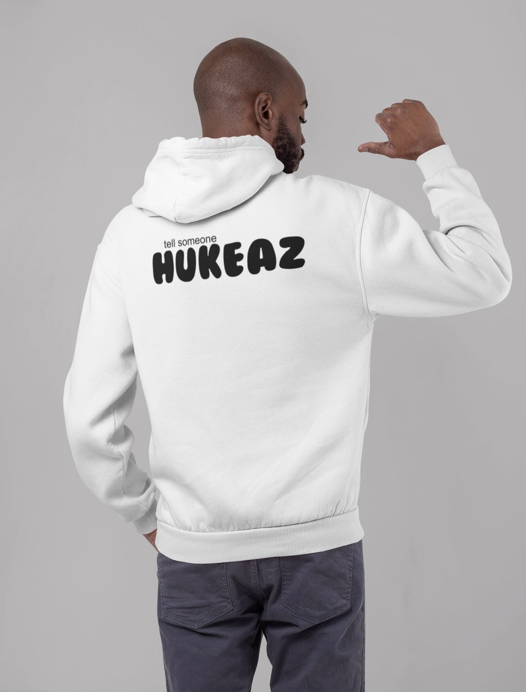 Tell Someone HUKEAZ - Mens - White/Black